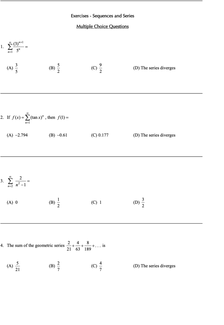 Sequences and Series in Infinite Sequences and Series